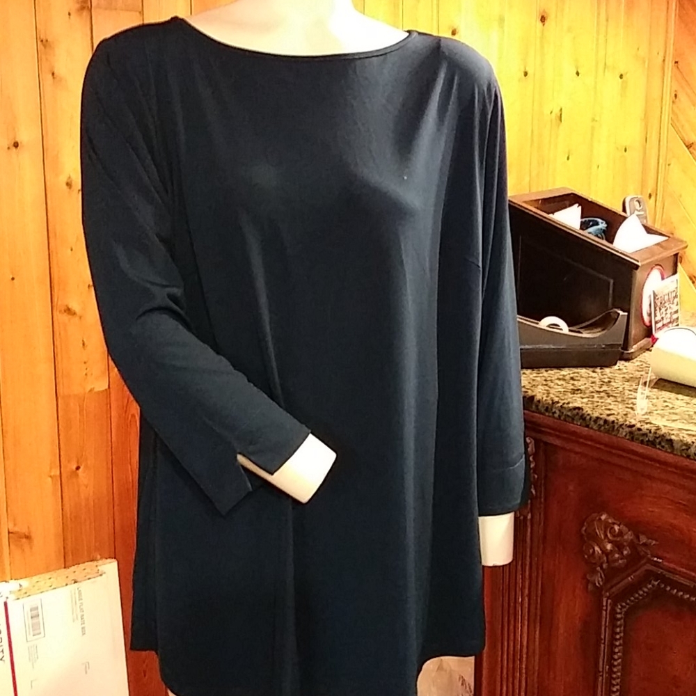Liquid knit top